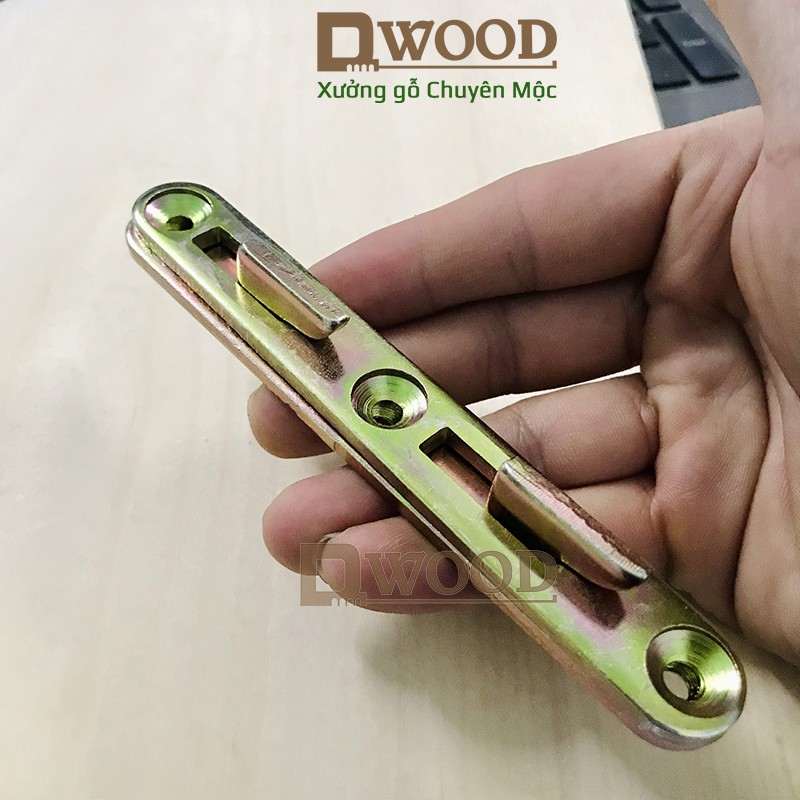 Bộ pát sắt giường Dwood bảy màu 128x17x4mm sắt dày liên kết ngàm chịu lực