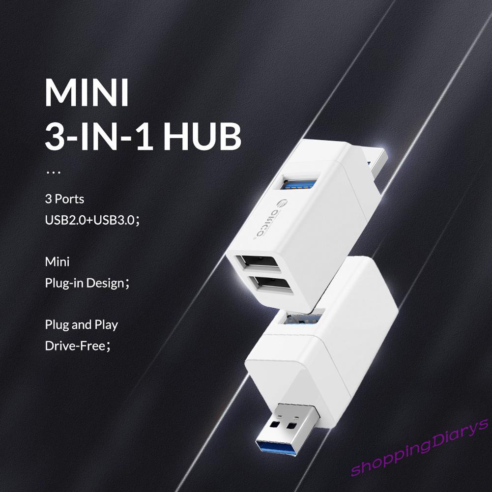 Hub Chia 3 Cổng Usb 2.0 3.0 Tốc Độ Cao Orico