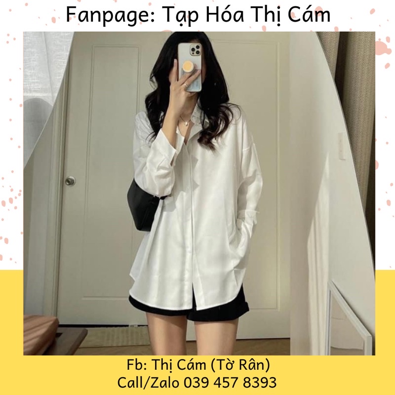 Áo sơ mi basic có túi hàng túi zip chuẩn L1