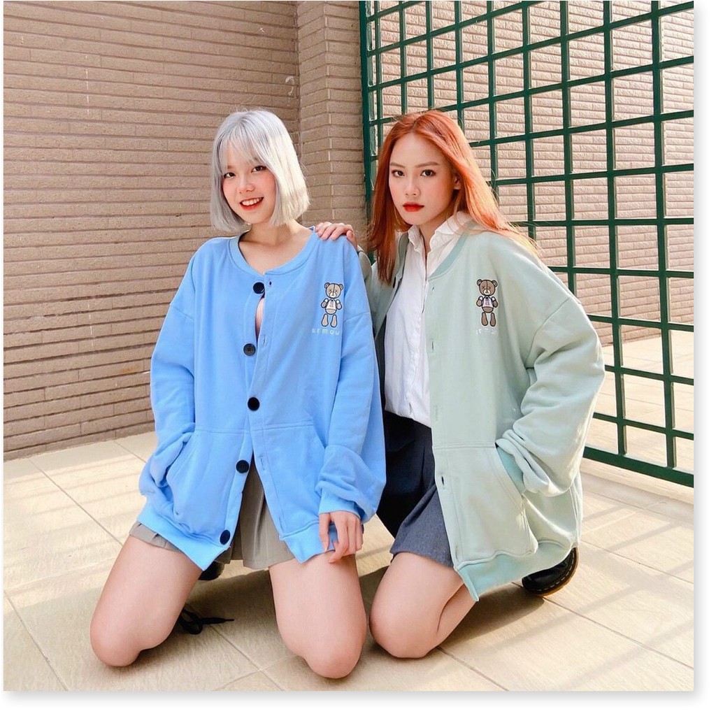 Áo khoác nỉ cardigan CÚC NÚT CỰC XINH CHO CÁC BẠN TRẺ KOKO MI STORE