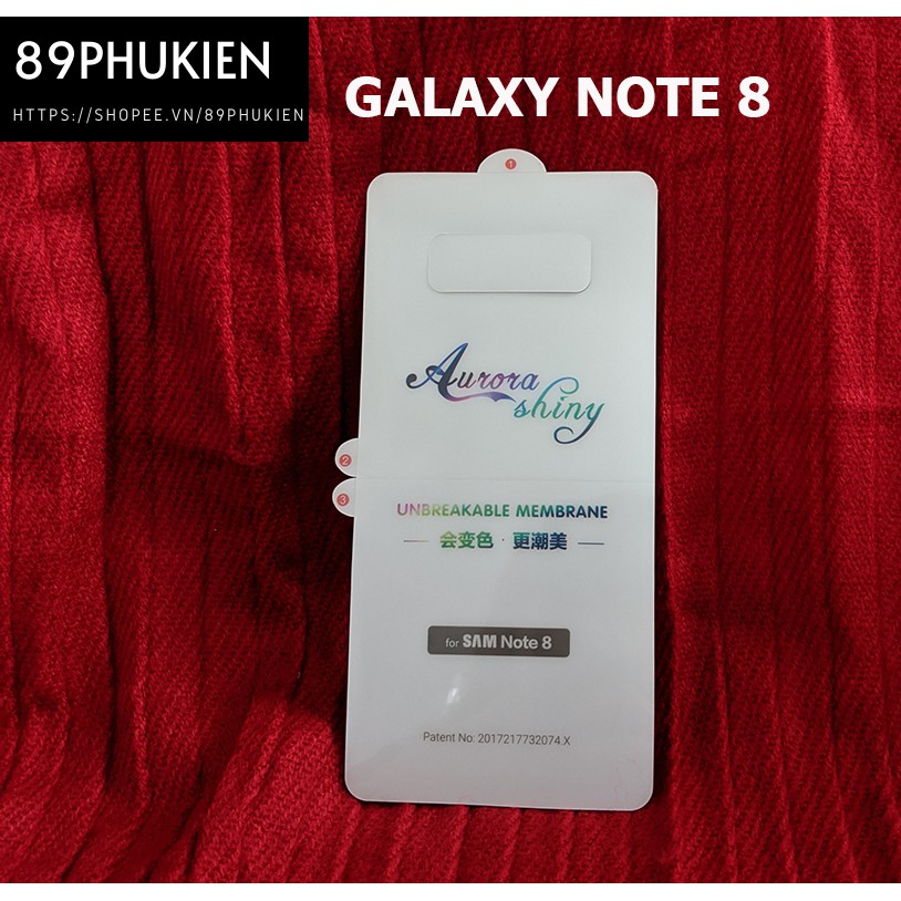 DÁN DẺO PPF MẶT SAU SAMSUNG GALAXY NOTE 8