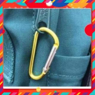 Móc Khóa Treo - Chữ D - Carabiner  1k 1000đ 1000 - Hàng Có Sẵn Trong Kho