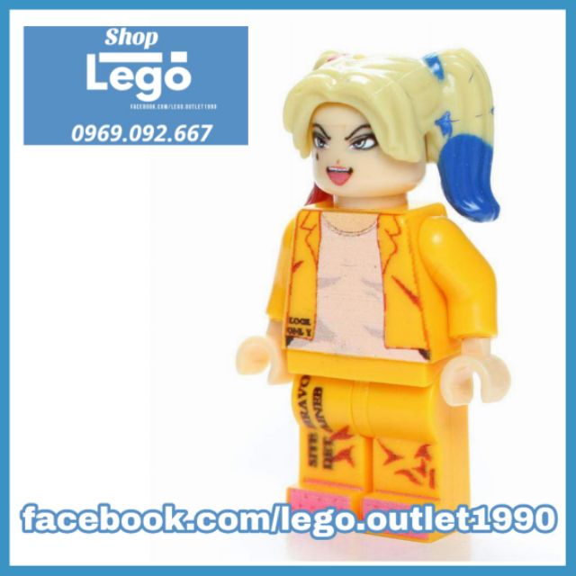 Xếp hình Harley Quinn tội phạm Gotham cực xinh đáng yêu DCcomics Lego Minifigures POGO pg8143 pg1551