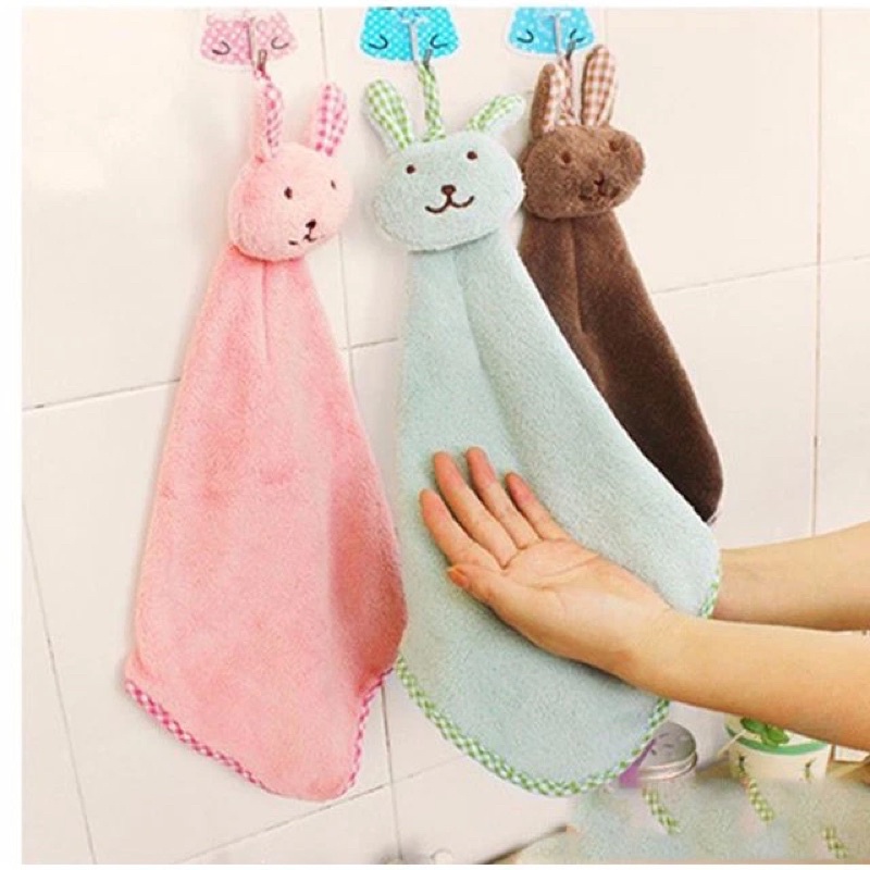 Khăn lau tay nhà bếp hình Thỏ, quả bóng tròn