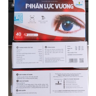 ☑️NHÃN LỰC VƯƠNG ☑️CHO ĐÔI MẮT SÁNG - KHOẺ☑️