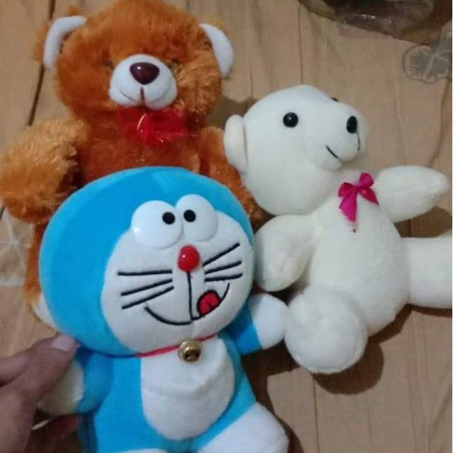 Doraemon Thú Nhồi Bông Hình Doremon Và Gấu Teddy Xinh Xắn