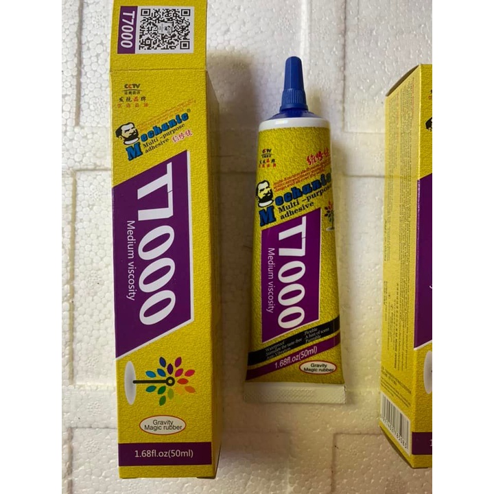 Keo đen T7000 dán ron, lưng typ 50ml Mechanic