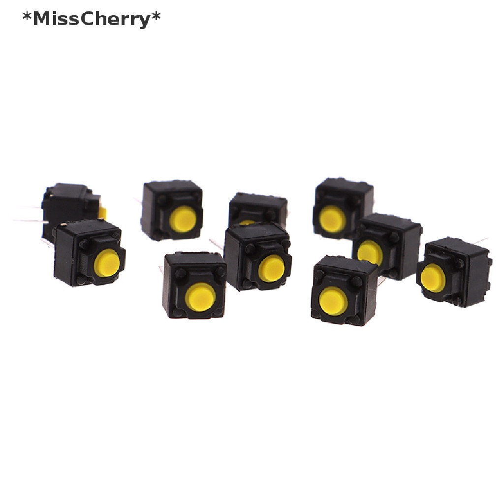 Bộ 10 công tắc nút công tắc micro yên tĩnh 6 * 6 * 7.3mm