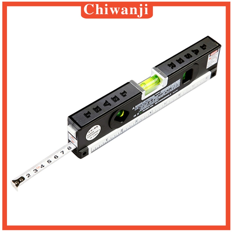 Laser Level Aligner Vertical Accurate with Locking Measuring Tape Ruler