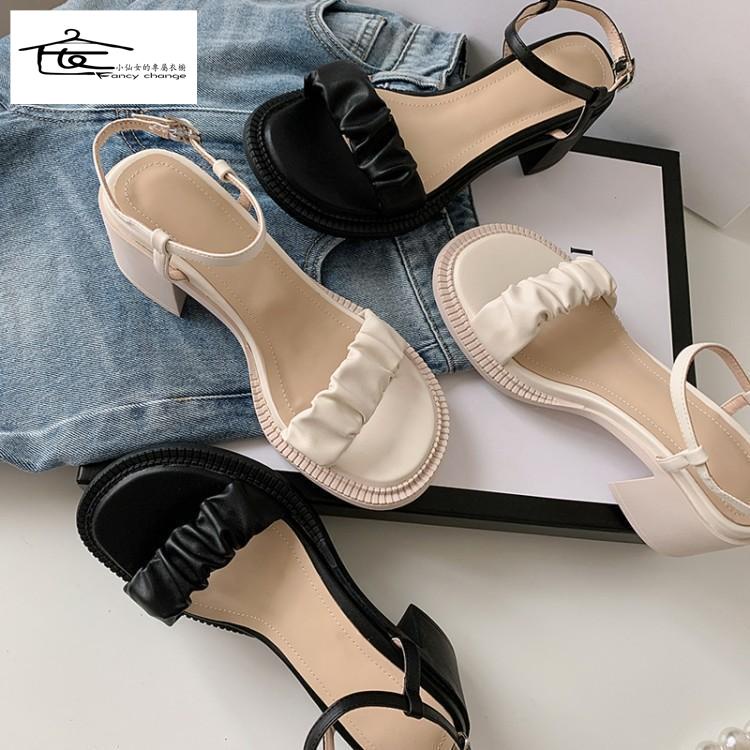 Giày Sandal Cao Gót Hở Ngón Thoải Mái Thời Trang Mùa Hè Cho Nữ