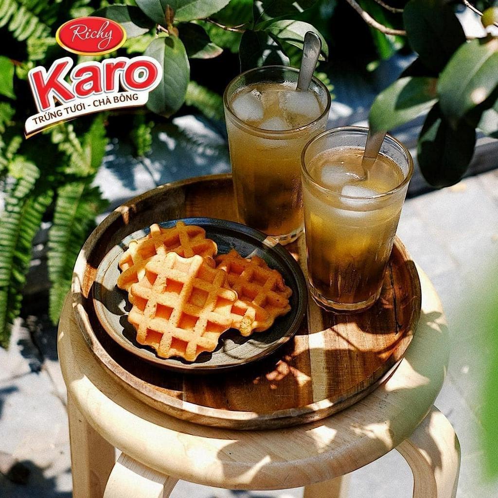 Bánh Karo Richy trứng tươi chà bông 156g  Date mới, bánh trứng tươi karo mềm ngon, bánh caro