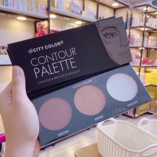 Phấn Tạo Khối 3 Ô City Color Contour Palette