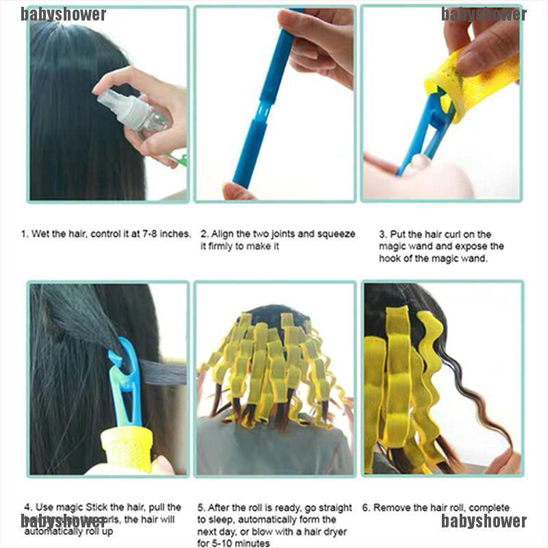 Set 10 Dụng Cụ Uốn Tóc Gợn Sóng Thần Kỳ Tiện Dụng