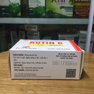 Rutin c hộp 100 viên