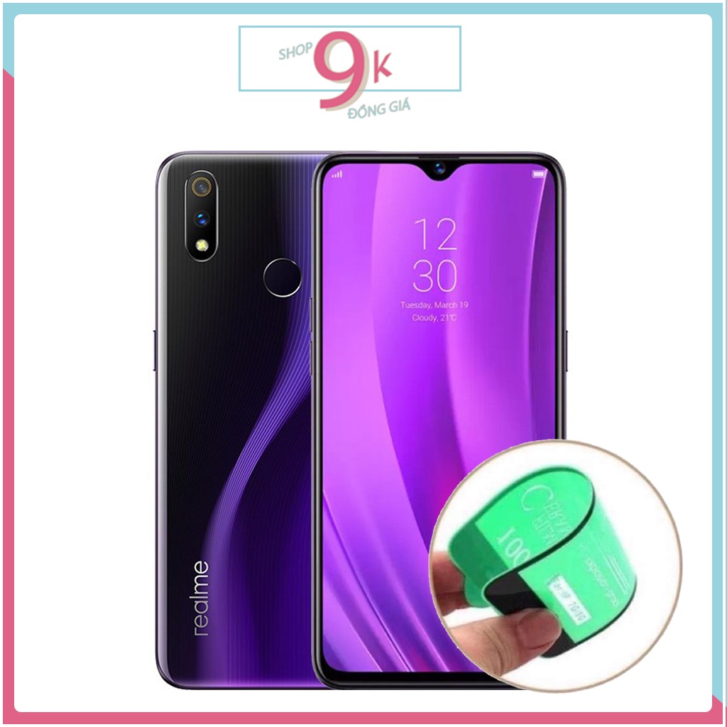 Kính 100D DẺO FULL MÀN cho OPPO REALME 3 PRO