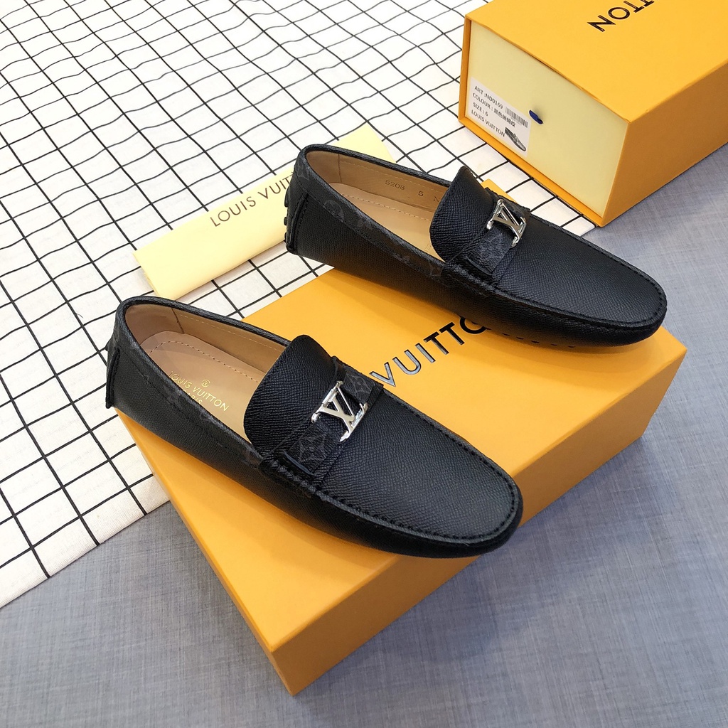 Giày lười nam da thật Louis Vuitton thiết kế trẻ trung và thanh lịch dành cho các quý ông