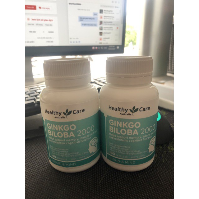 Ginkgo Biloba 2000 thuốc bổ não của Úc – Hãng Healthy Care