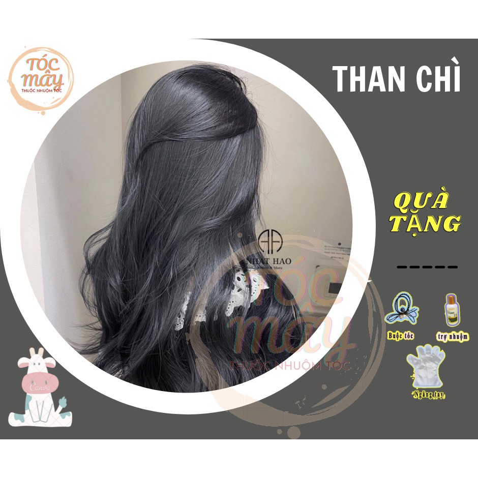 (KHÔNG TẨY) Thuốc nhuộm tóc THAN CHÌ