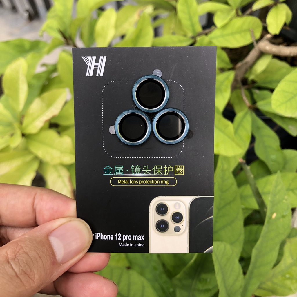 Vòng Bảo Vệ Camera Cho iP12Pro Max -  - Chống Bụi, Hạn Chế Vân Tay và Mờ Camera.