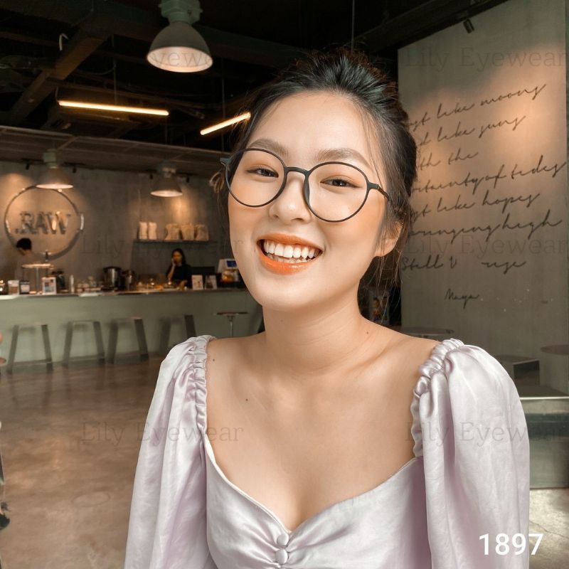 Gọng kính cận tròn cao cấp 1897 – Tiệm kính Candy