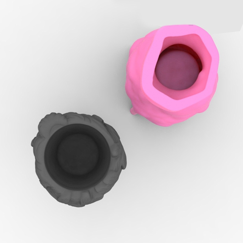 Khuôn Silicone Làm Chậu Cây Sen Đá Diy
