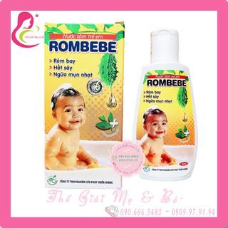 Nước tắm trẻ em Rombebe