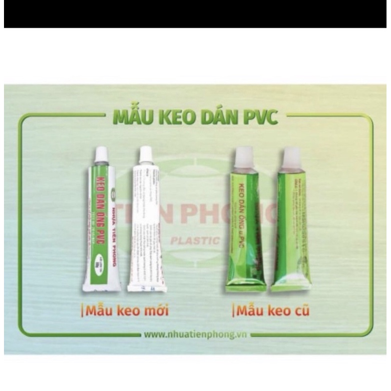 Keo gắn ống nhựa Tiền phong Pvc chính hãng mẫu mới