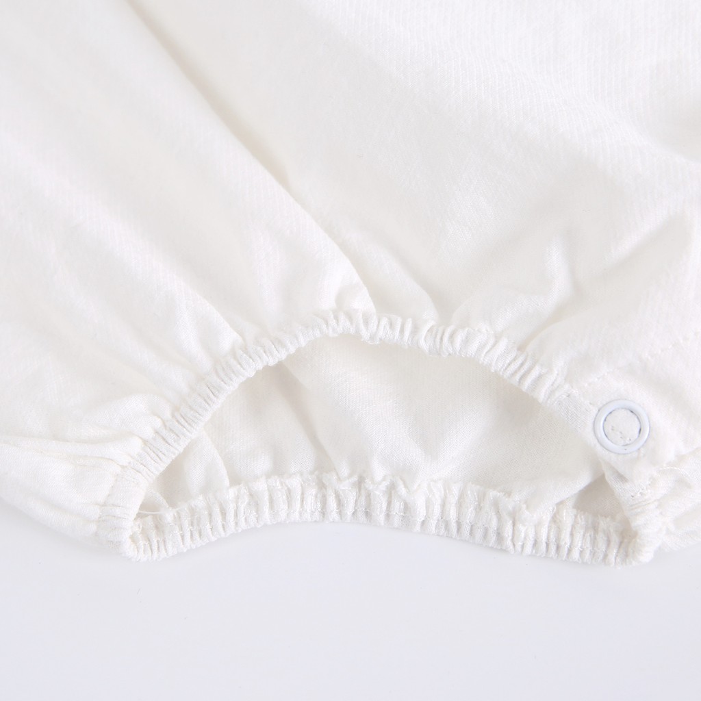 Áo liền quần Sanlutoz thời trang mùa hè bằng cotton cho em bé