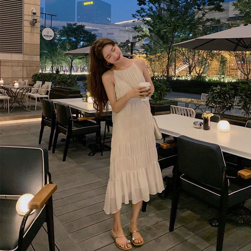 Đầm maxi đi biển bigsize SUNNY dáng tầng xếp ly cao cấp