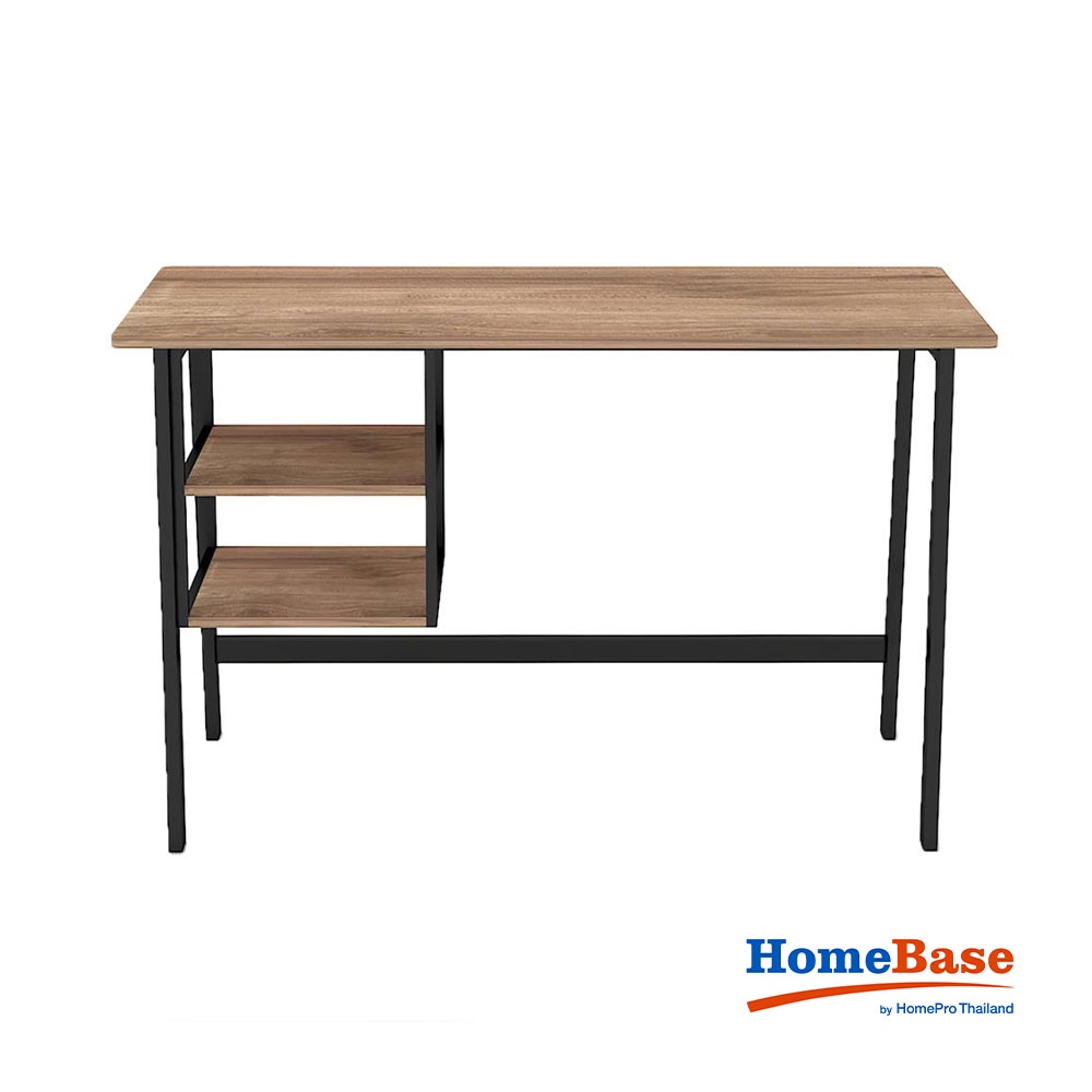 HomeBase FURDINI bàn học làm việc bằng MDF khung thép W120xD52xH76cm