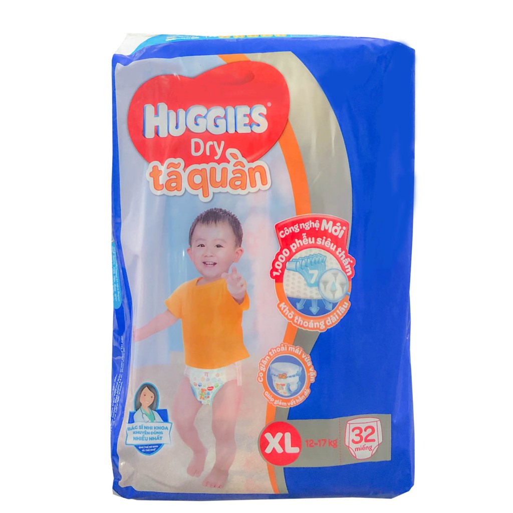 Tã Quần Huggies Size XL34 (Cho bé 12-17 kg)
