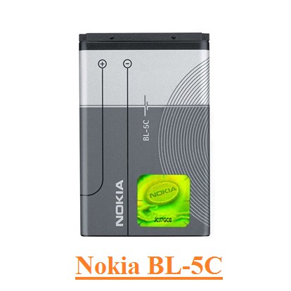 Pin Nokia BL 5C zin LK, 2iC Chống Phù,Chống Nổ, Dung Lượng 1020mAh ,Cho Nokia 1280,1200,1110i,7610