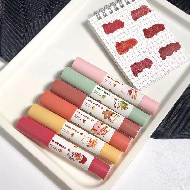 Abpopa Tootdo® Son Bóng Trang Điểm Môi Căng Mọng Mịn Màng