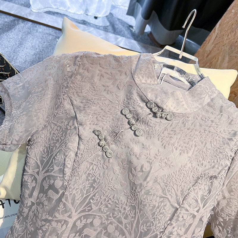 Đầm Sườn Xám Kiểu Dáng Ngọt Ngào Phong Cách Retro