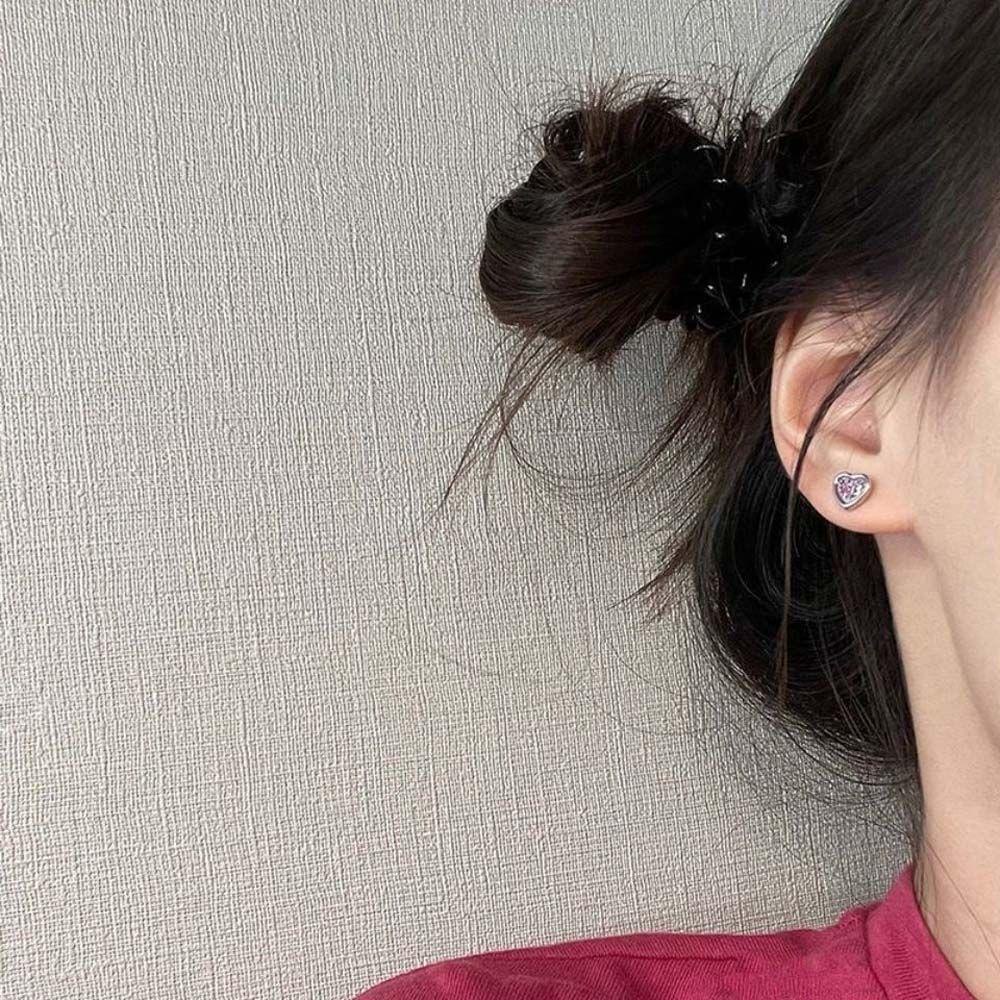 Khuyên Tai Hình Học Trái Đào Phong Cách Harajuku Trung Hoa Đơn Giản Dành Cho Nữ