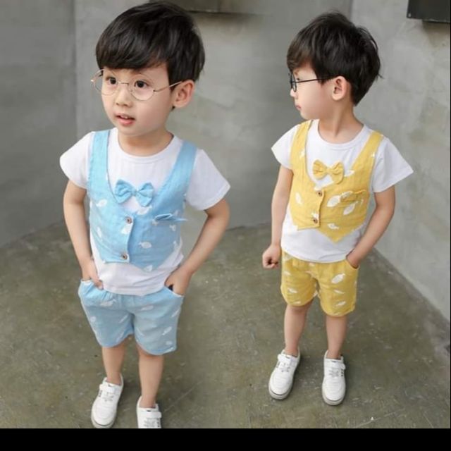 Sét công tử cho bé chất cottong kết hợp đũi cho bé mặc vô cùng mát và thấm hút mồ hôi Chỉ với #130k Đã có 1 bộ cho bé iu