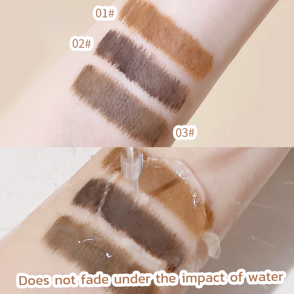 Gel Trang Điểm Lông Mày GECOMO 3 Màu Tùy Chọn Chống Nước Lâu Trôi