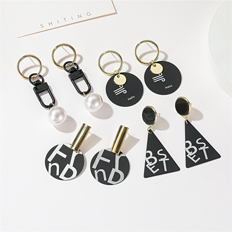 Silver Plated 925 Earrings Korean Style Artificial Pearls