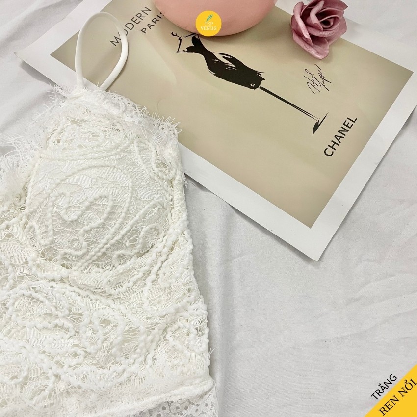 [ Mẫu Mới ]Áo bra ren hoa nổi có mút ngực sẽy quyến rũ TEP-BRA05