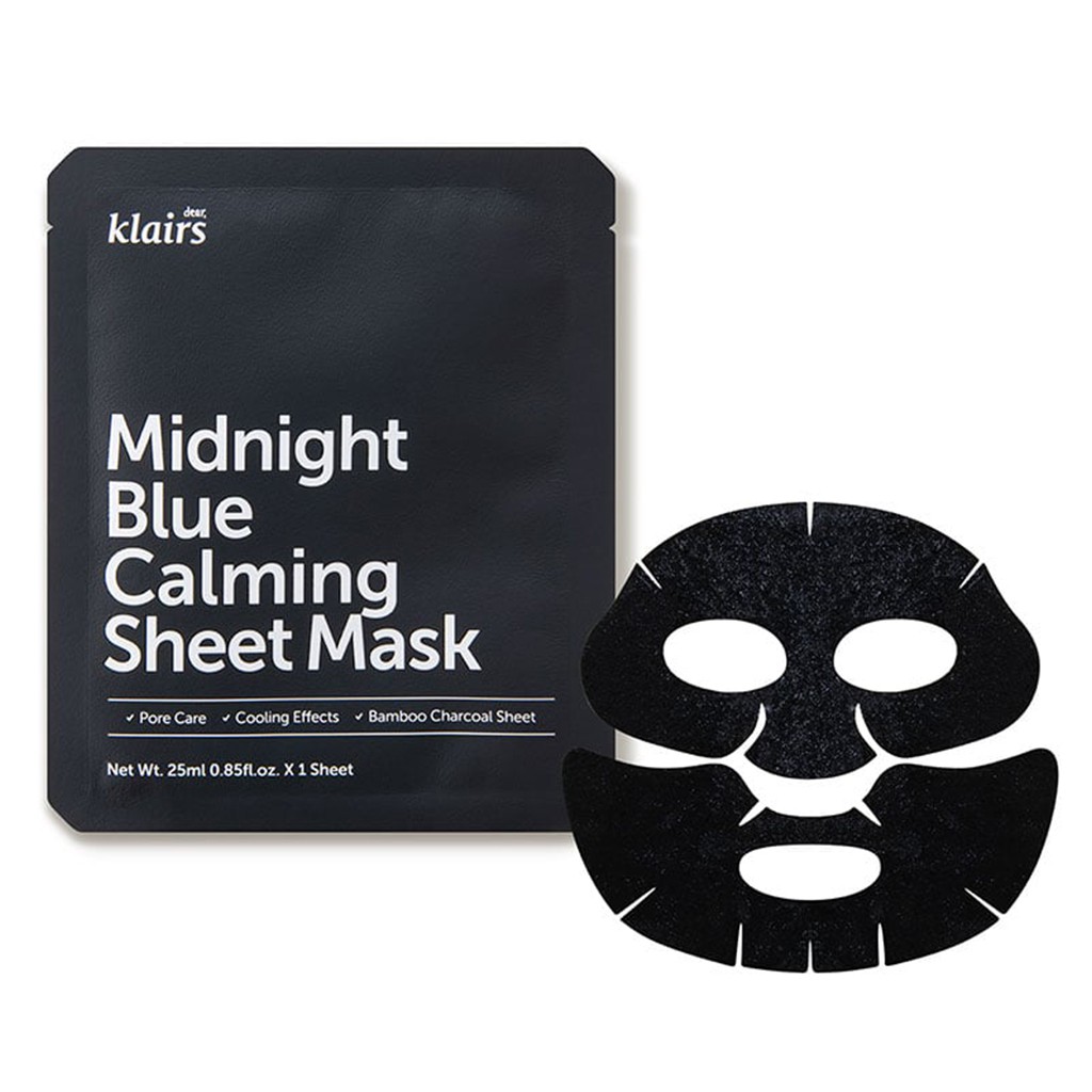 Mặt Nạ Da Dầu Klairs Midnight Blue Calming Sheet Mask 25ml