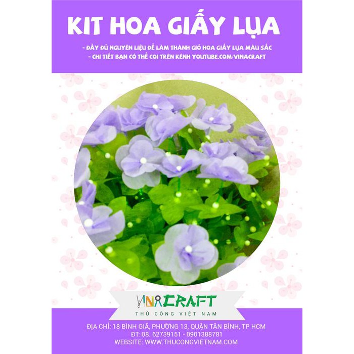 Kit làm hoa giấy lụa