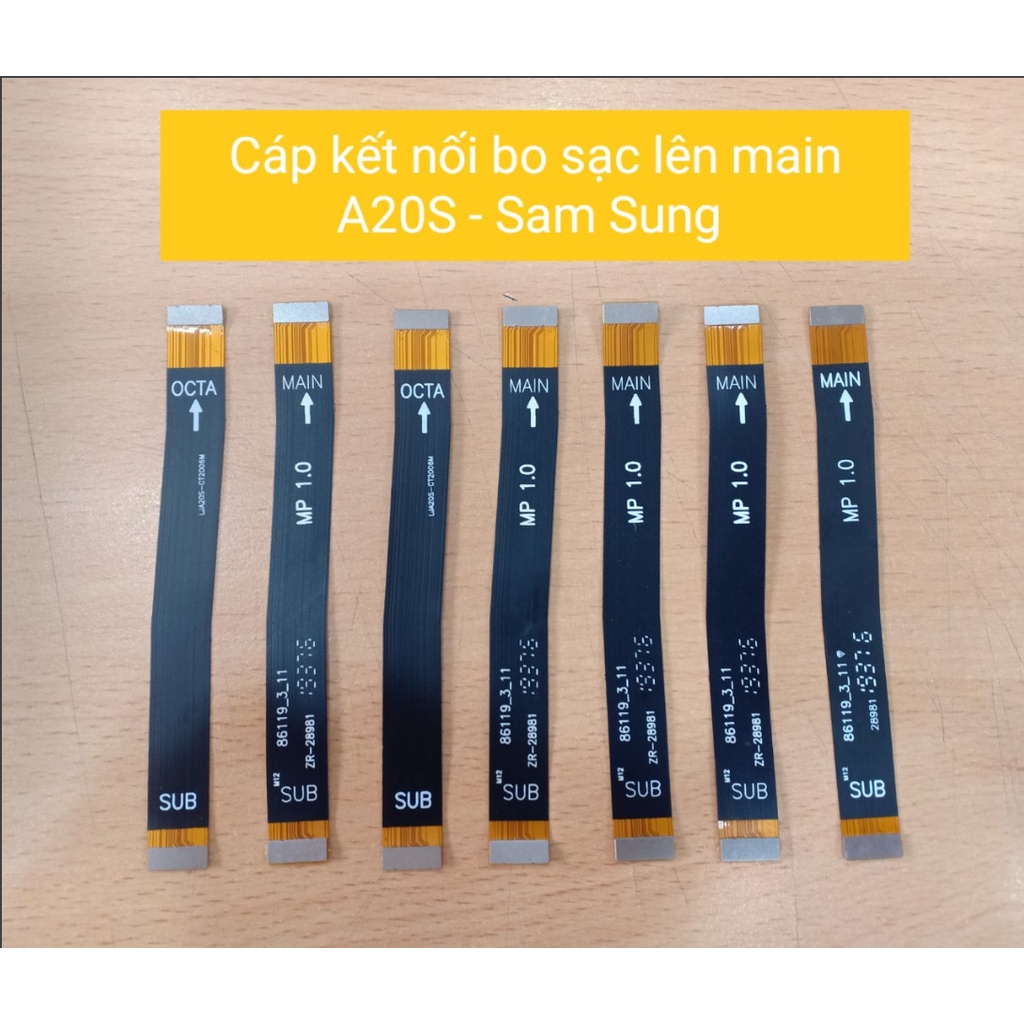 Cáp Kết Nối Bo sạc lên main A20s - Sam Sung