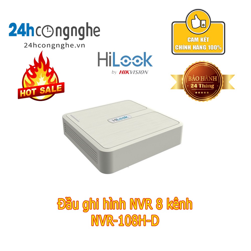 Đầu ghi hình camera IP 8 kênh HILOOK NVR-108H-D