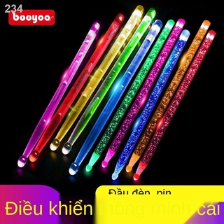 【Giá ưu đãi】BOOYOO Đèn flash Drum dùi trống Giá đỡ đa năng huỳnh quang Búa trẻ em Màu sắc Ngôi sao Pin
