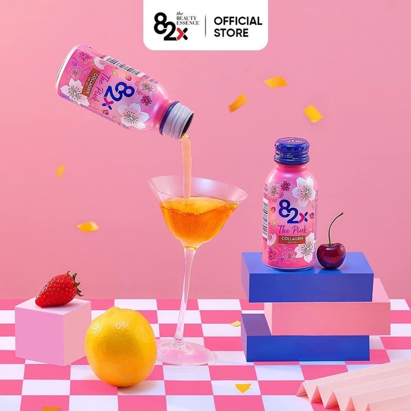 [Hàng_Nhật] Nước uống Collagen 82X The Pink, đẹp da giữ dáng - Hộp 10 chai | BigBuy360 - bigbuy360.vn