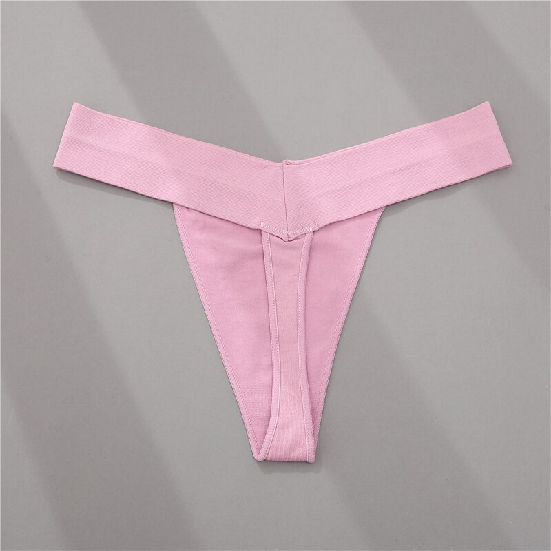 Quần lót lọt khe CUTEBYTE size lớn S-XXL cạp thấp thoáng khí thoải mái cho nữ