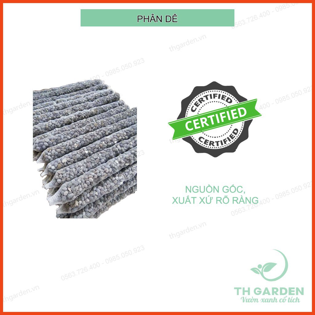Túi Lưới 20cm Phân Dê Bón Lan Đã Qua Xử Lý