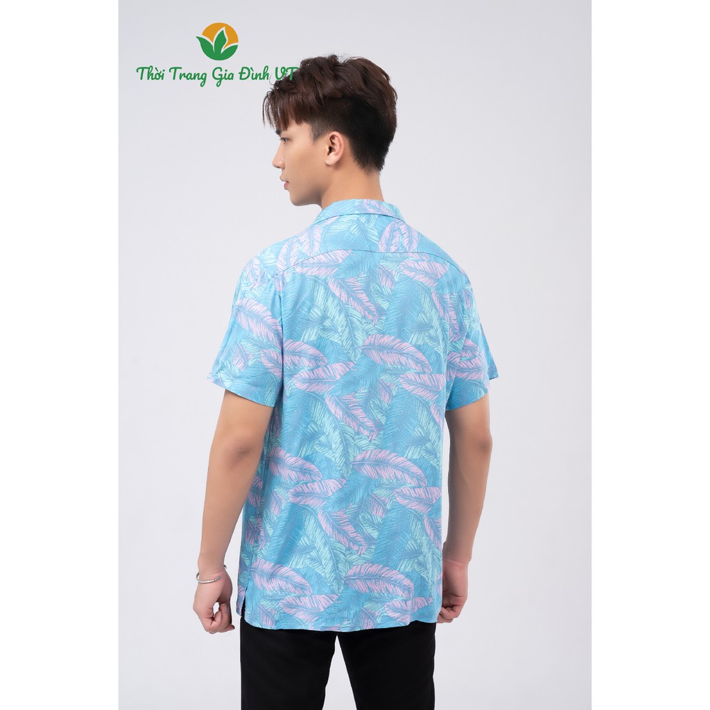 Áo sơ mi lanh nam VT A06.2102 - Mặc mát, thoải mái, nhiều họa tiết | BigBuy360 - bigbuy360.vn