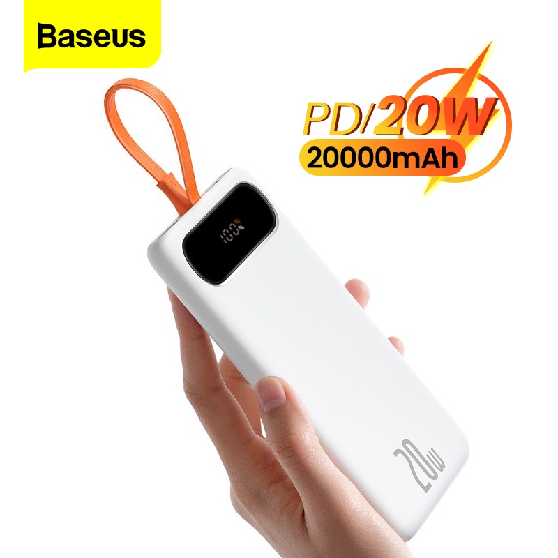 Pin sạc dự phòng ngoài Baseus 22.5W 20000mAh PD 20W 10000mAh cho13 Pro Max Xiaomi