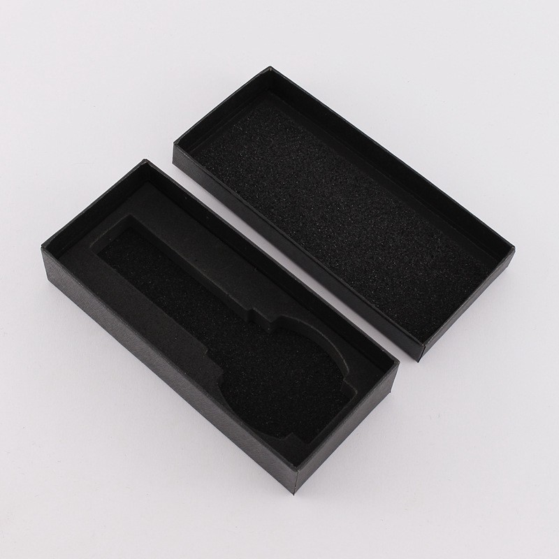 Hộp đồng hồ loại hộp cứng màu đen loại hình chữ nhật